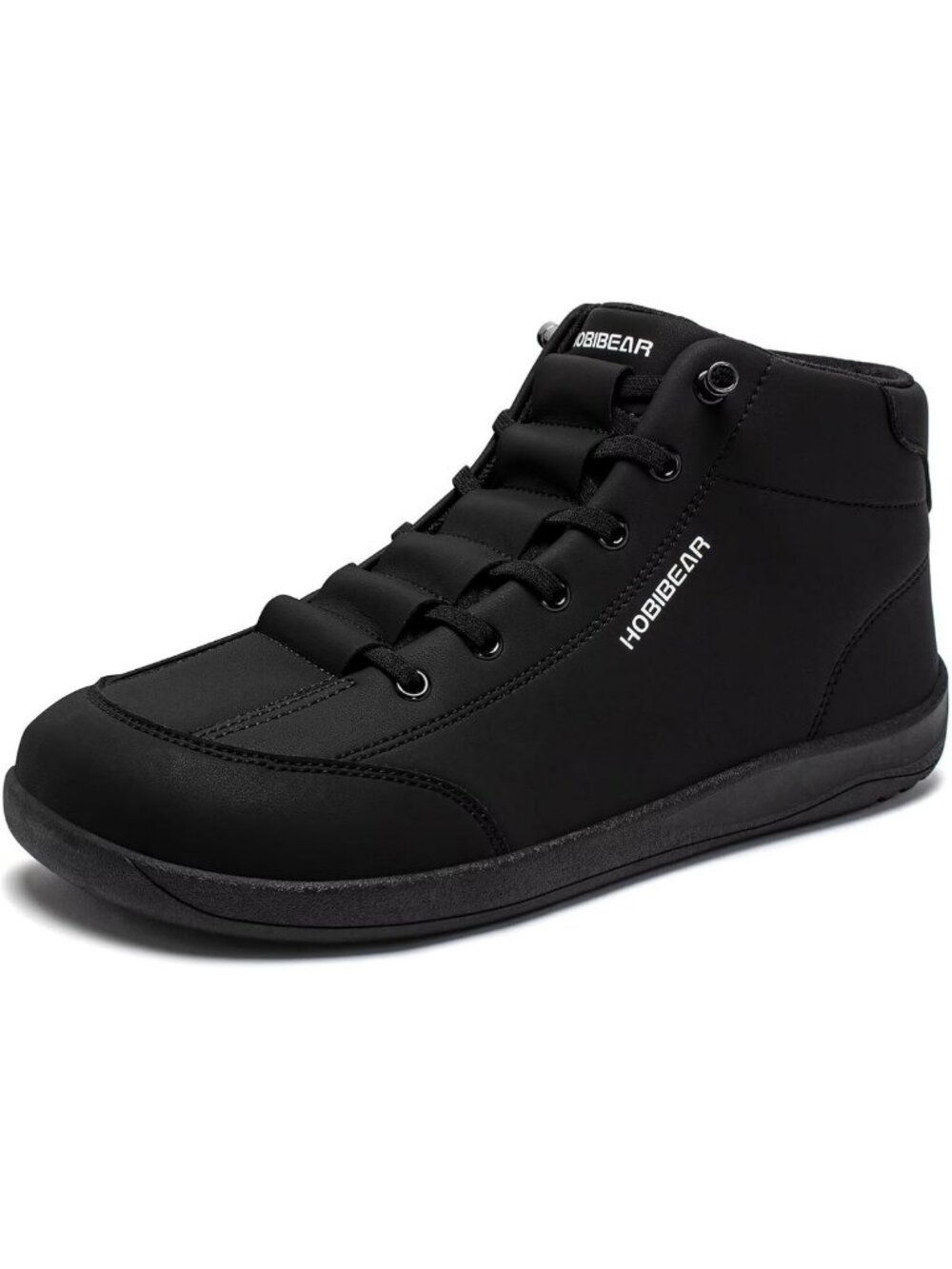 Unisex Leather Barefoot Boots - Zero-Drop, Wide Width, Minimalist Mid Top